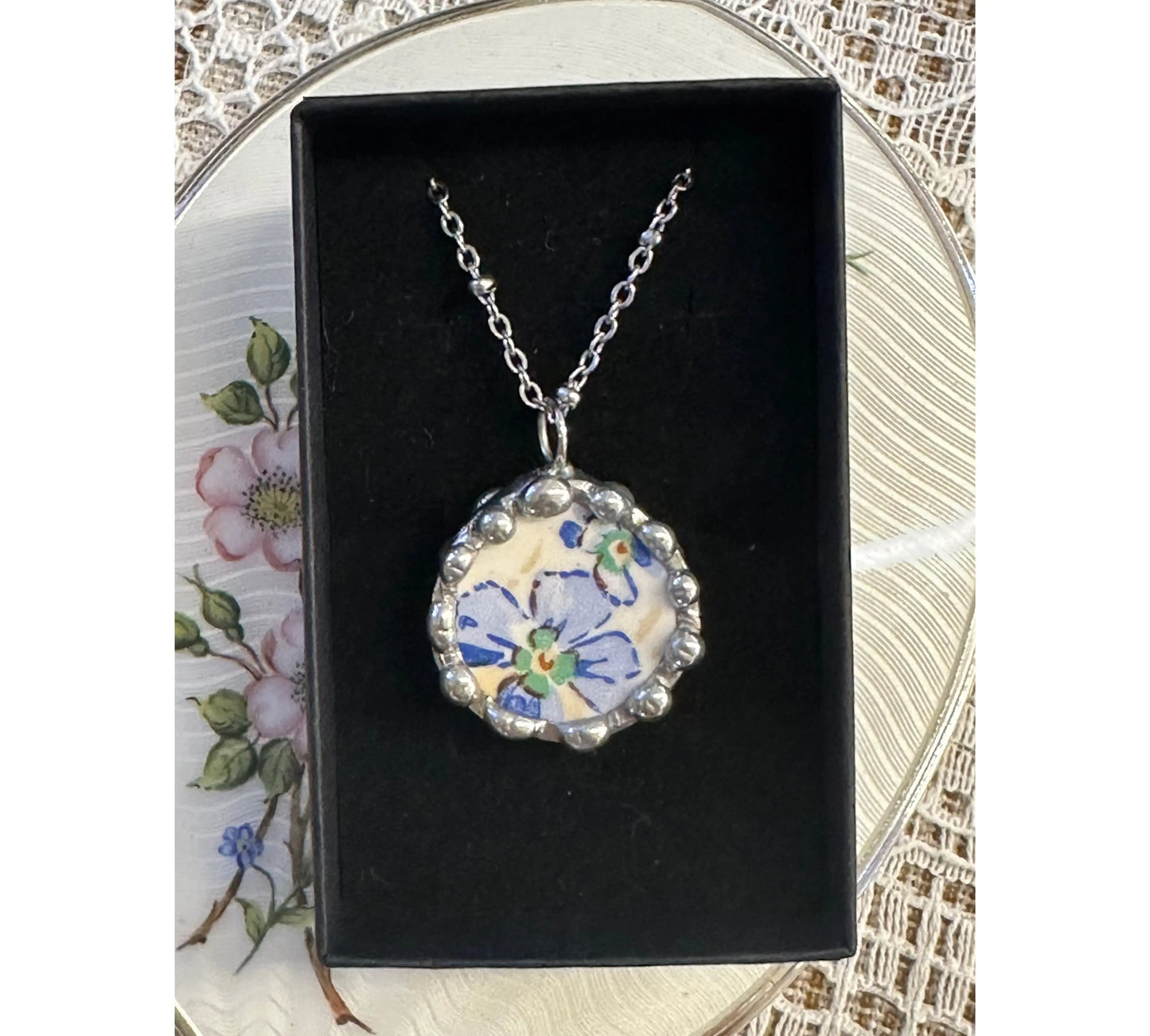 Vintage Pareek Ceramic Necklace