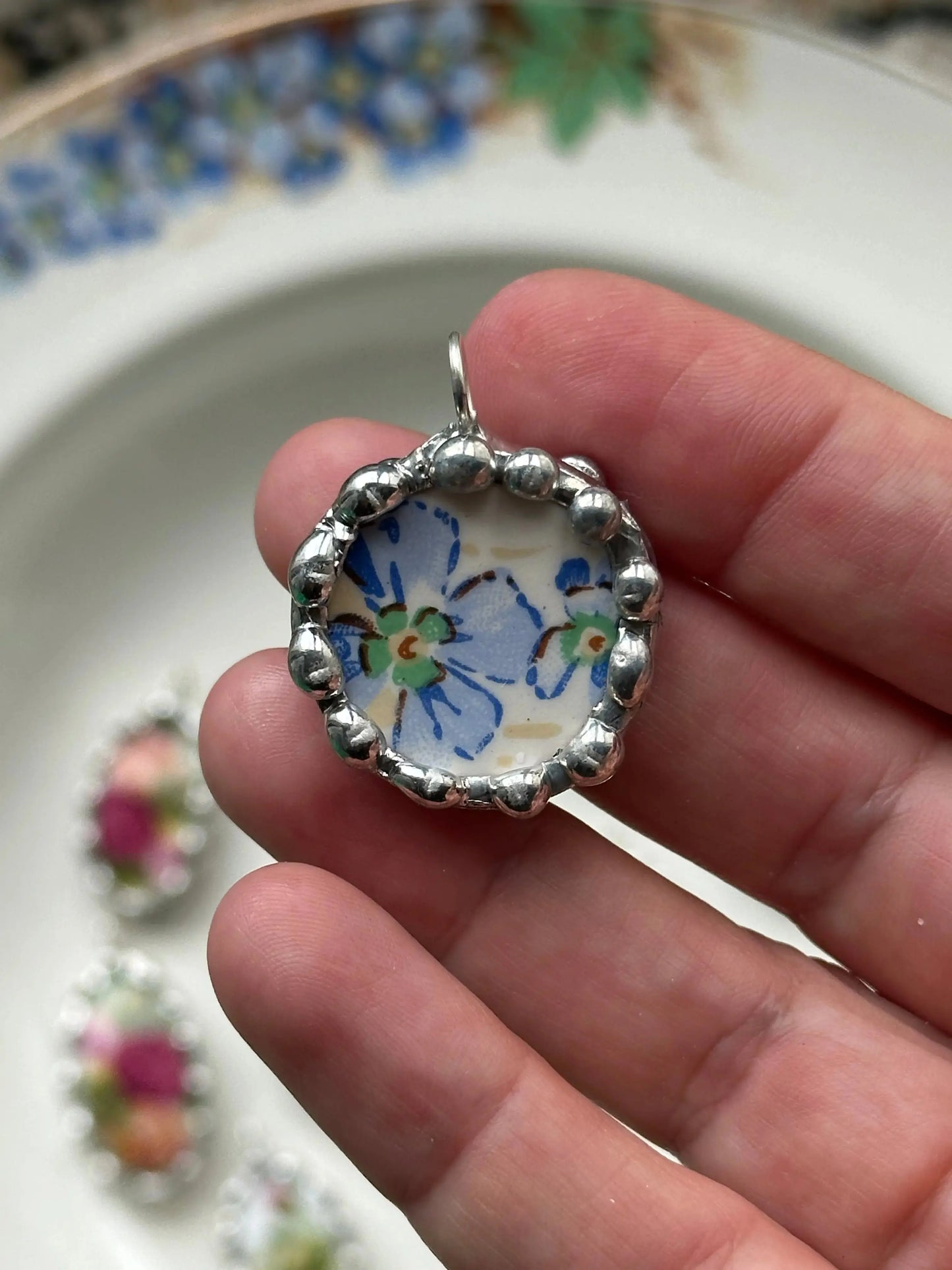 Vintage Pareek Ceramic Necklace The Big Little Shop