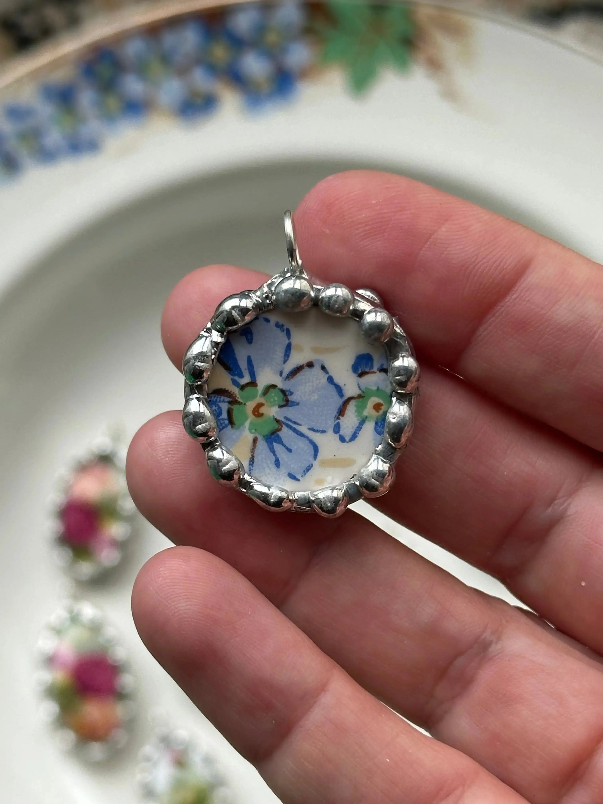 Vintage Pareek Ceramic Necklace The Big Little Shop