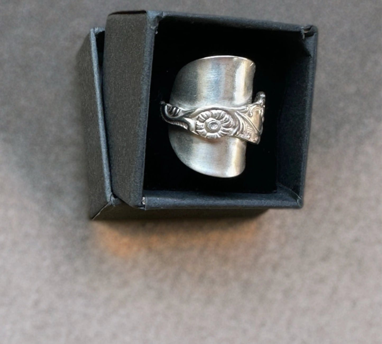Vintage Swedish Spoon Bowl Ring
