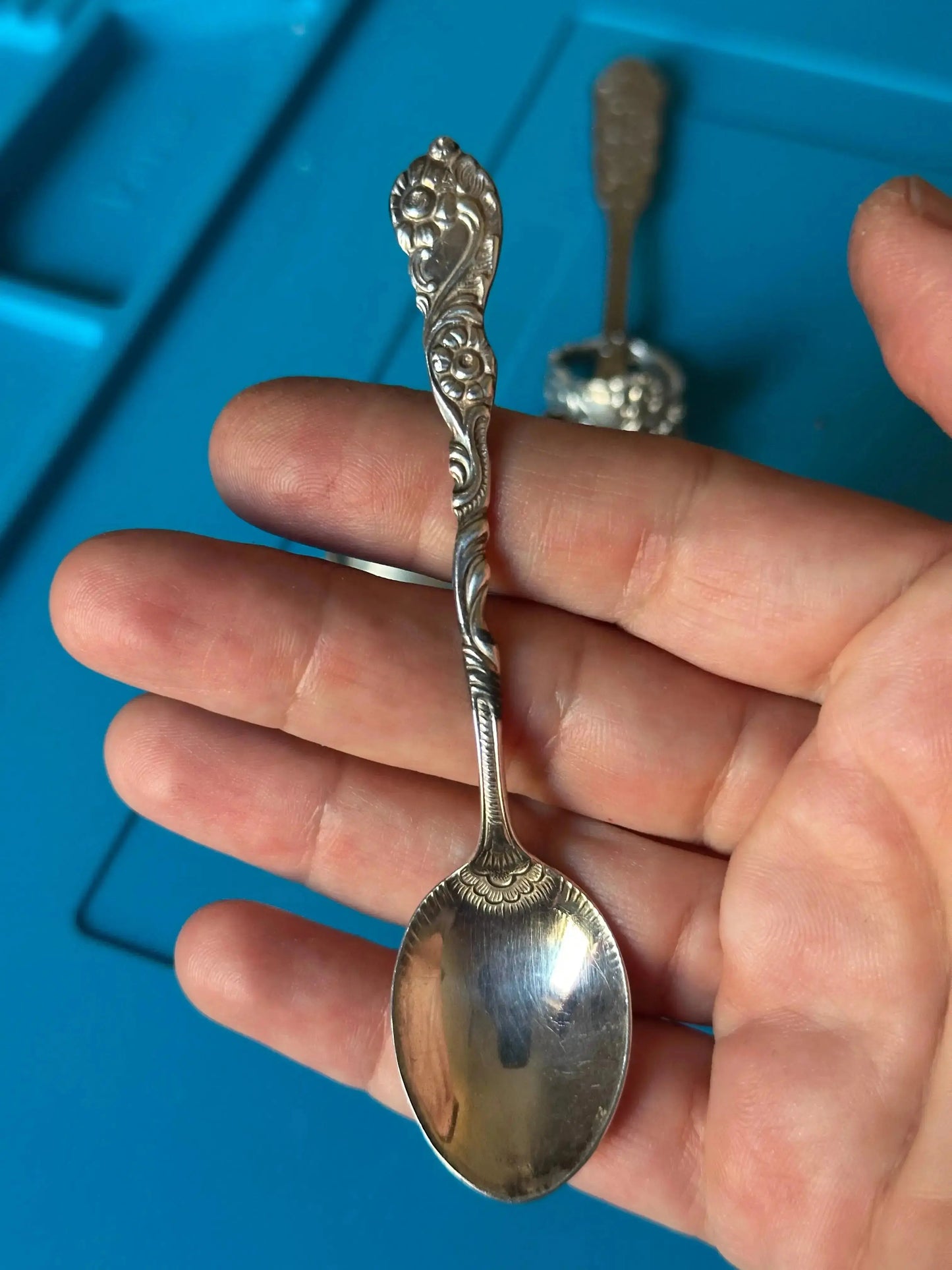Vintage Swedish Spoon Floral Ring The Big Little Shop