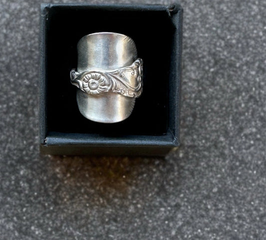 Vintage Swedish Spoon Bowl Ring